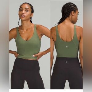 lululemon athletica Olive Green Tank Top